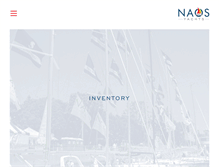 Tablet Screenshot of naosyachts.com